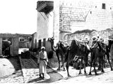 A street in Nazareth.(A photograph by R E M Bain in about 1890)